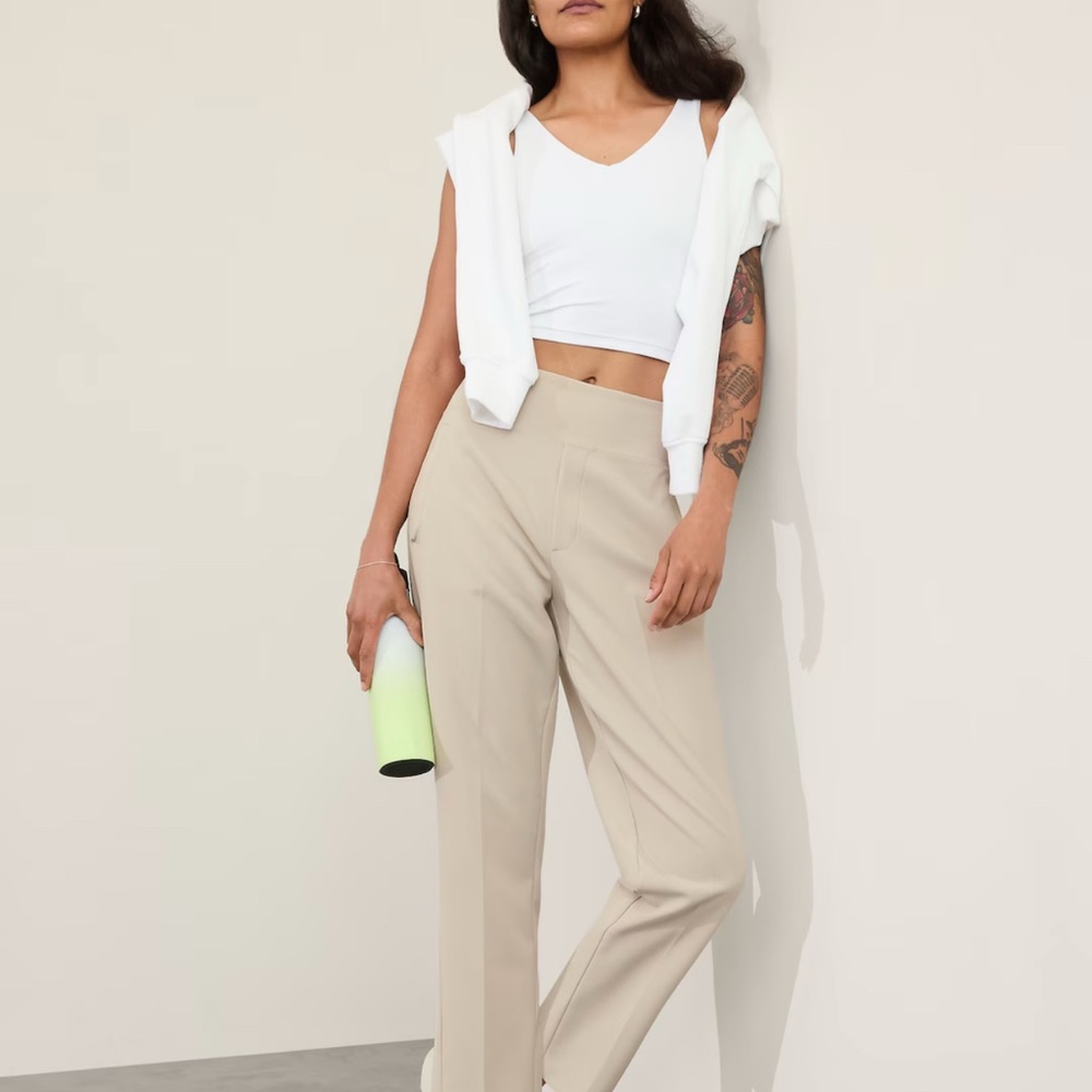 NWT Athleta Endless high rise pants in Abalone